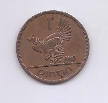 IRLANDA DEL AÑO 1946 DE 1 PENNY